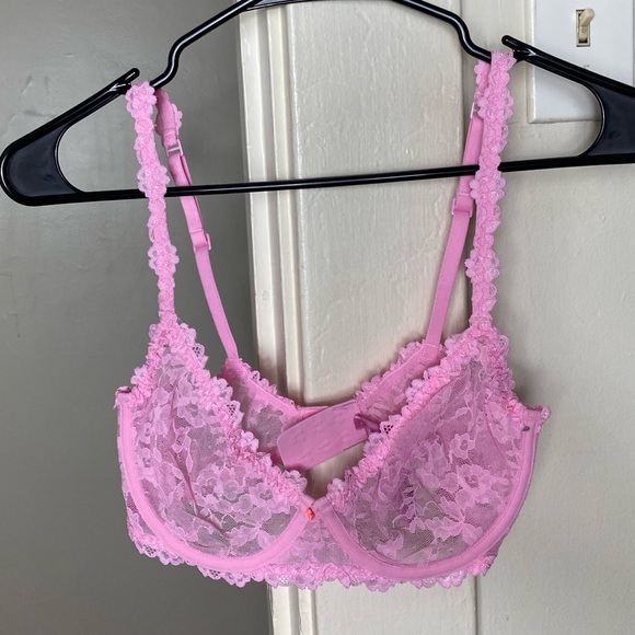Skims Sheer Demi Lace Bra - Picture 2 of 5